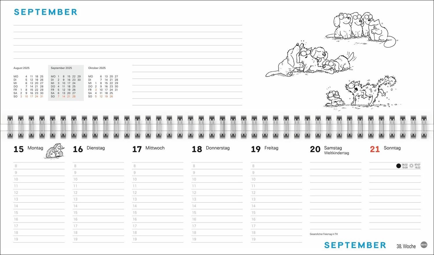 Bild: 9783756406524 | Simons Katze Büroplaner 2025 | Simon Tofield | Kalender | 112 S.