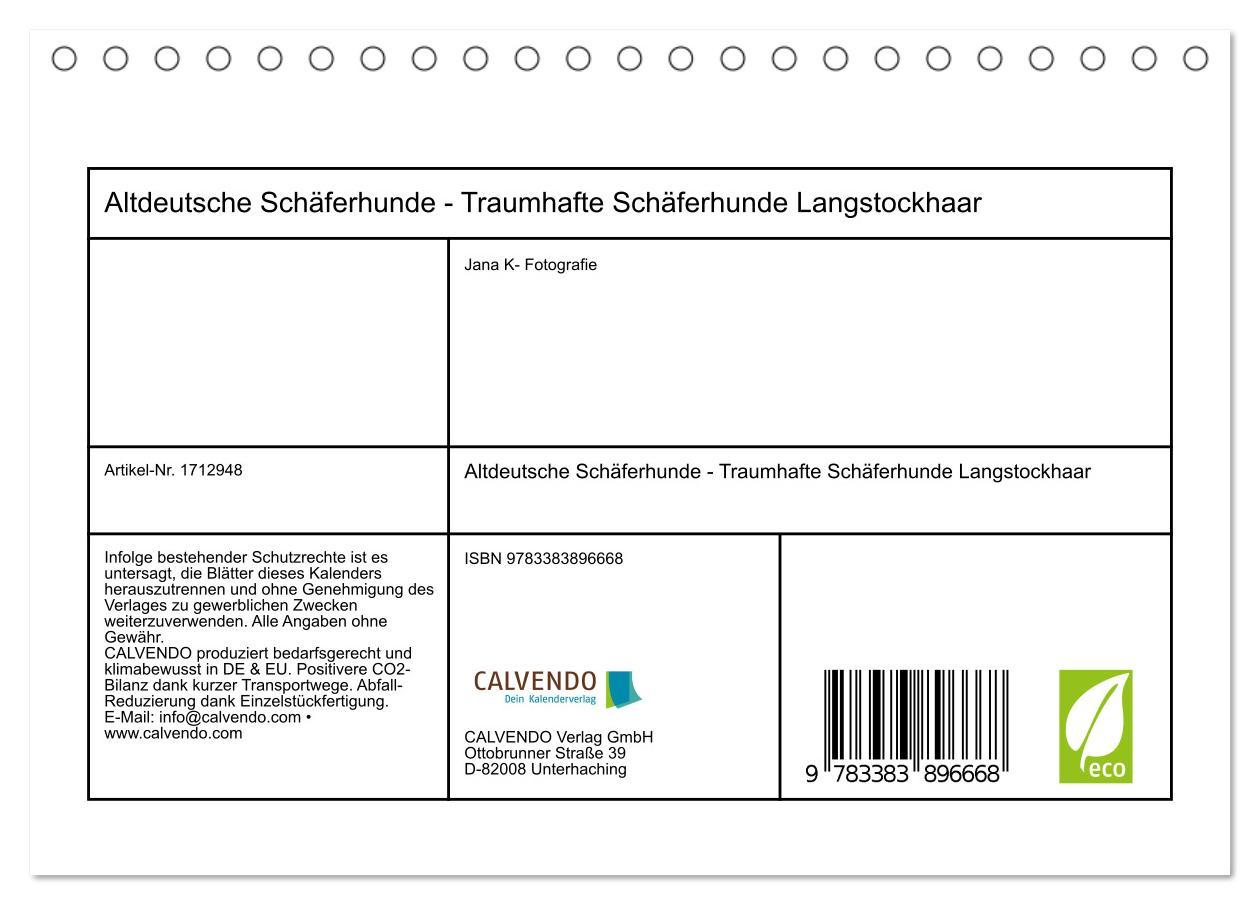 Bild: 9783383896668 | Altdeutsche Schäferhunde - Traumhafte Schäferhunde Langstockhaar...