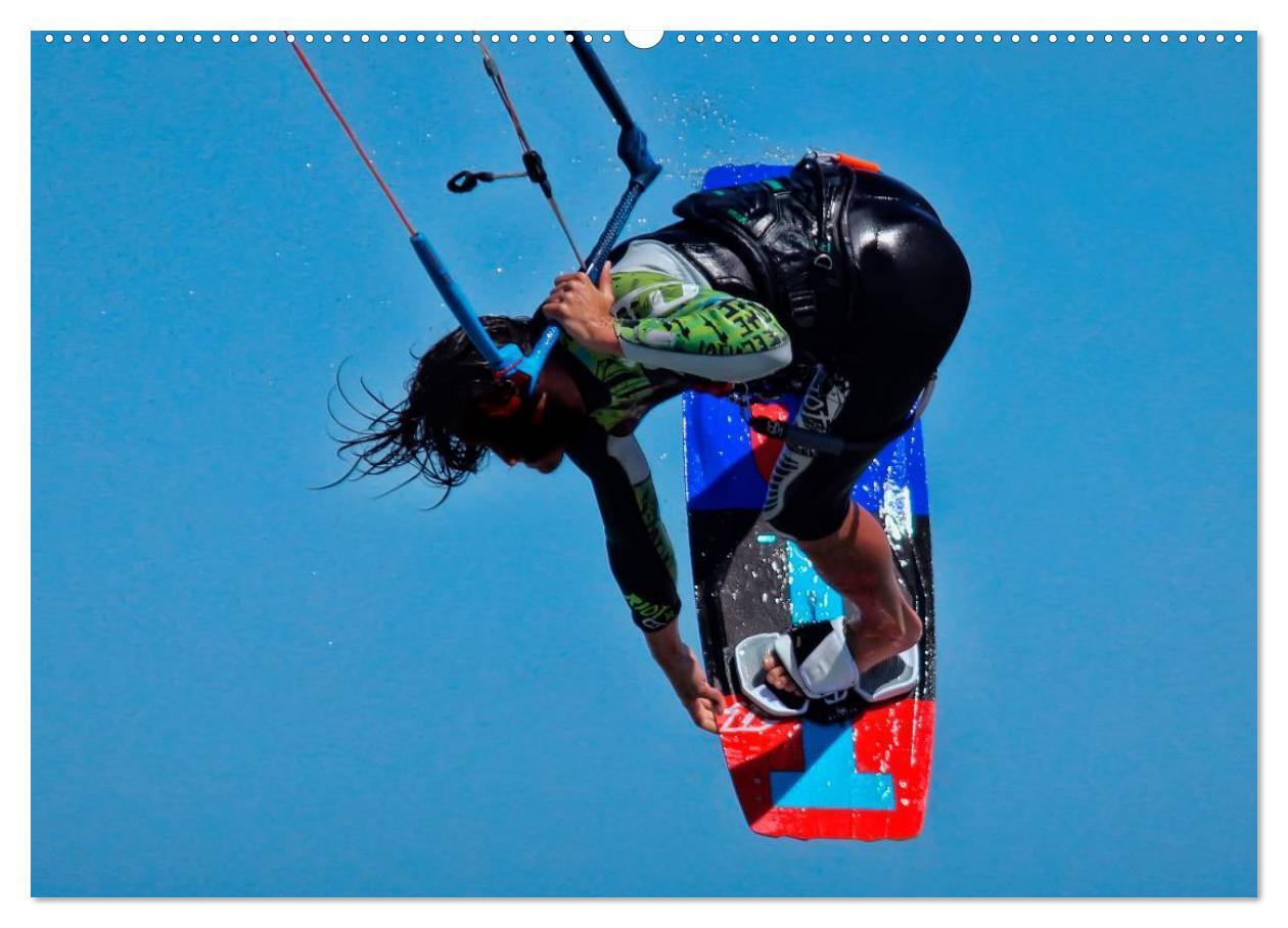 Bild: 9783435726820 | Kitesurfen - über den Wellen (Wandkalender 2025 DIN A2 quer),...