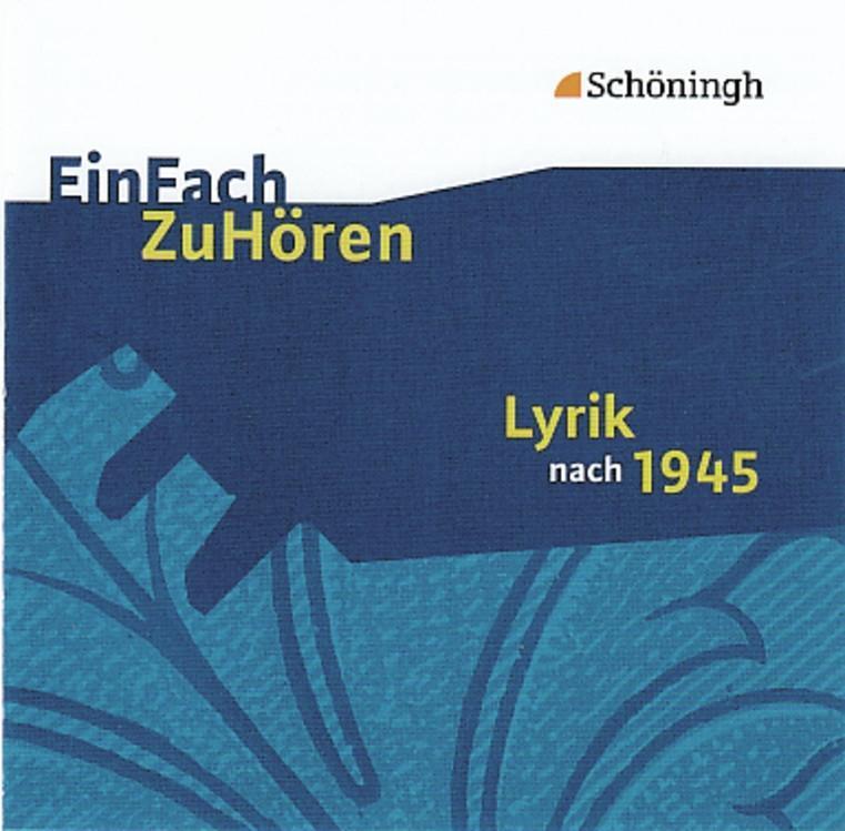 Cover: 9783140626354 | EinFach ZuHören | Lyrik nach 1945 | Wolfgang Kühnhold (u. a.) | CD