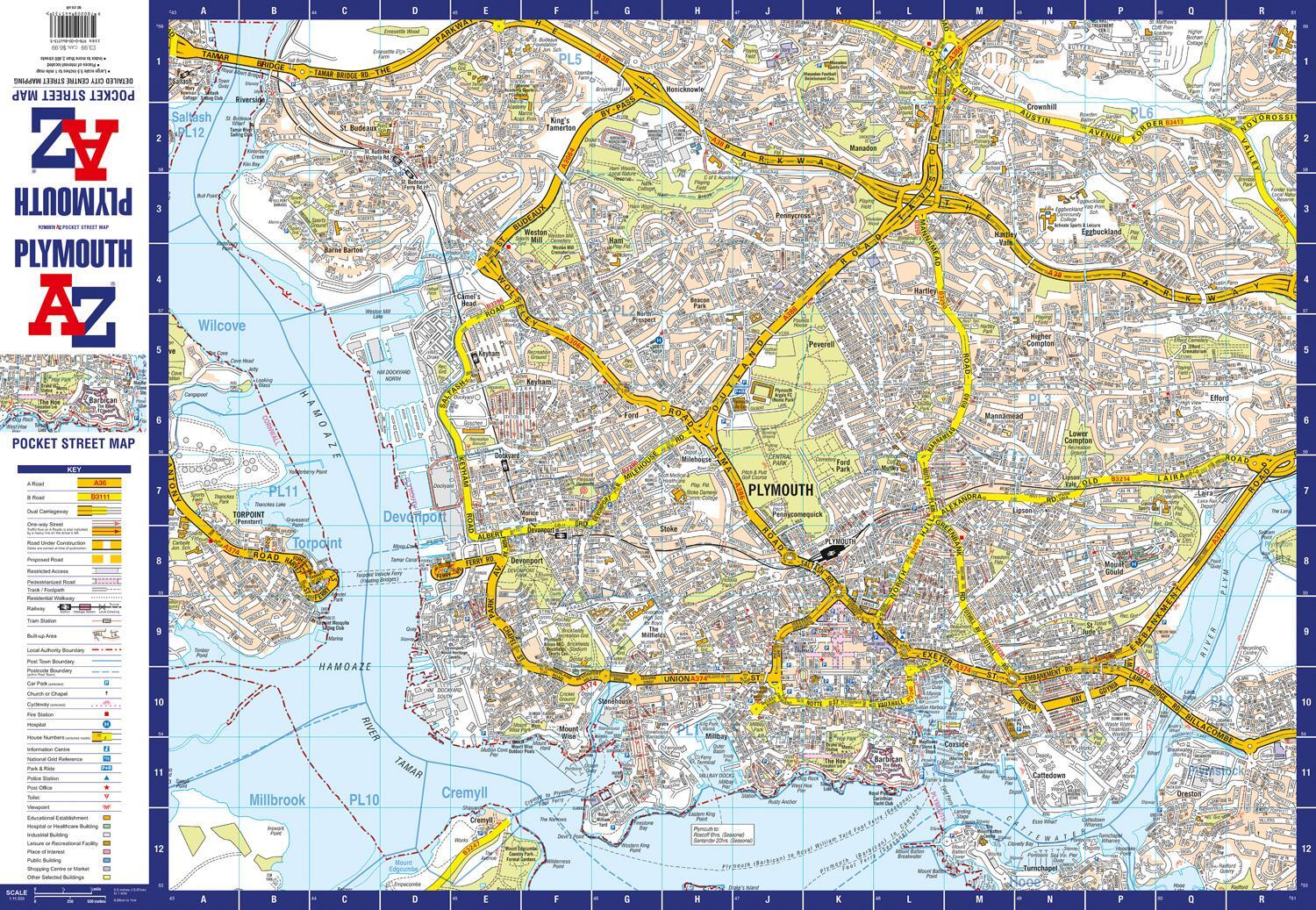 Bild: 9780008445133 | Plymouth Pocket Street Map | A-Z Maps | Buch | Englisch | 2021