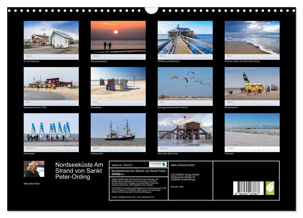 Bild: 9783435187867 | Nordseeküste Am Strand von Sankt Peter-Ording (Wandkalender 2025...