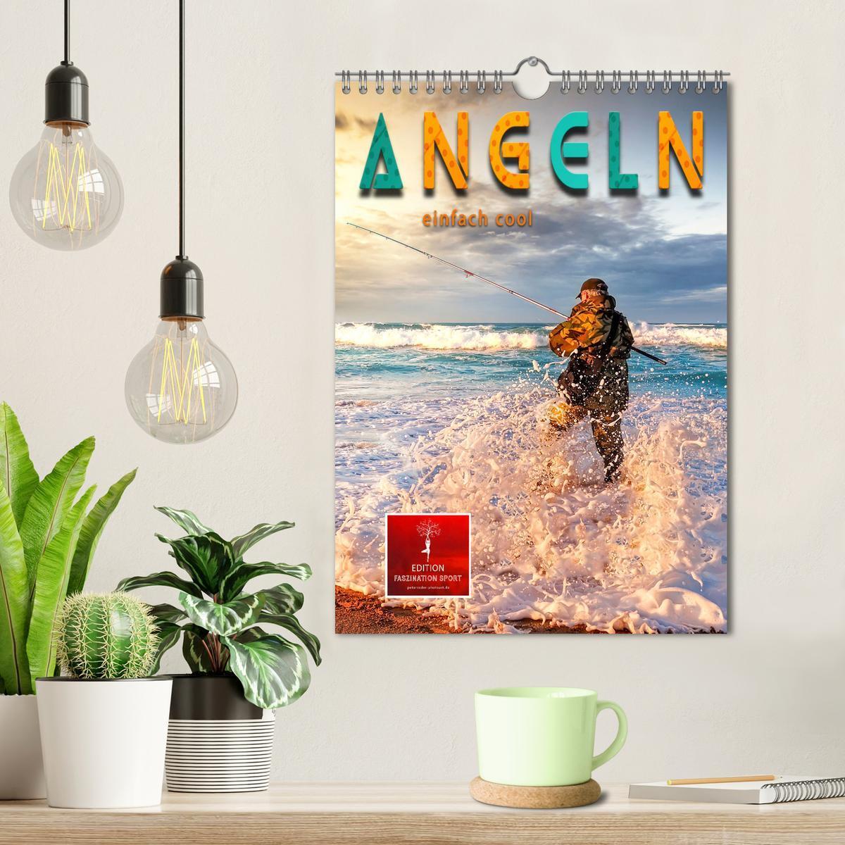 Bild: 9783435912377 | Angeln - einfach cool (Wandkalender 2025 DIN A4 hoch), CALVENDO...