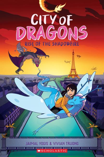 Cover: 9781338660456 | Rise of the Shadowfire: A Graphic Novel (City of Dragons #2) | Yogis