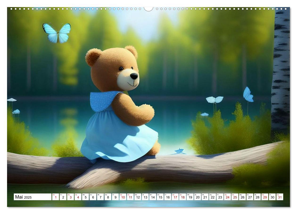 Bild: 9783383881435 | Sommerbärchen (hochwertiger Premium Wandkalender 2025 DIN A2 quer),...