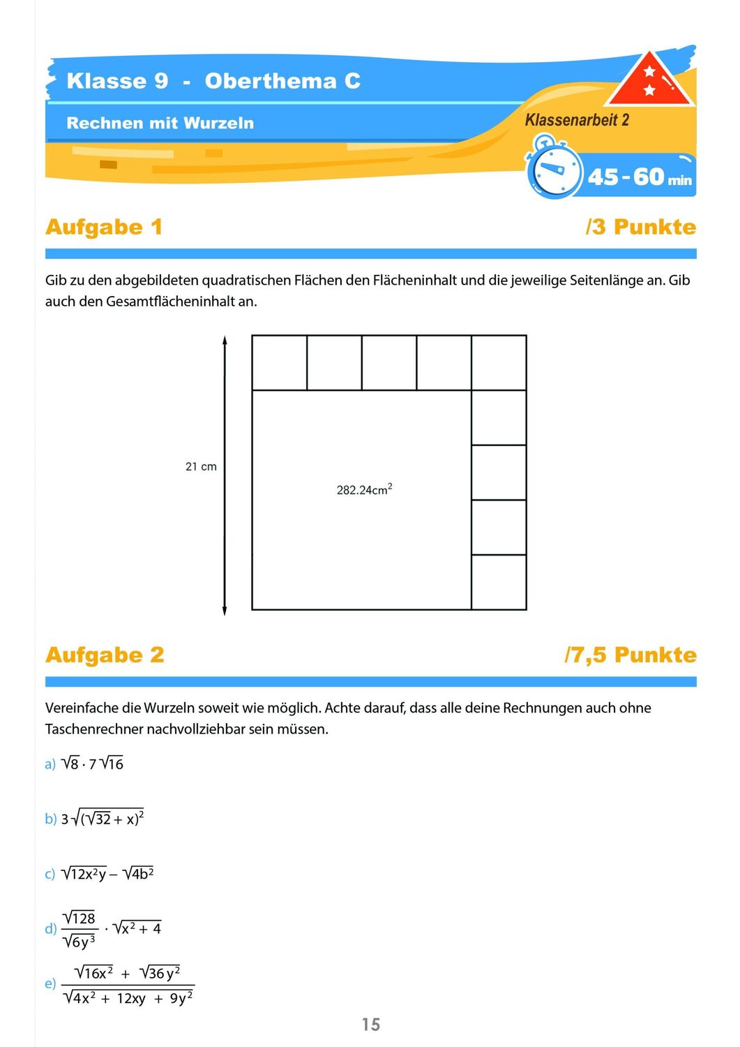 Bild: 9783946641292 | Mathematik Klassenarbeitstrainer Klasse 9 - StrandMathe | Broschüre