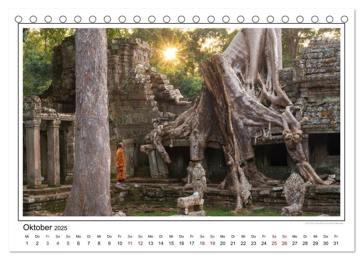 Bild: 9783435078349 | ANGKOR - IM REICH DER KHMER (Tischkalender 2025 DIN A5 quer),...