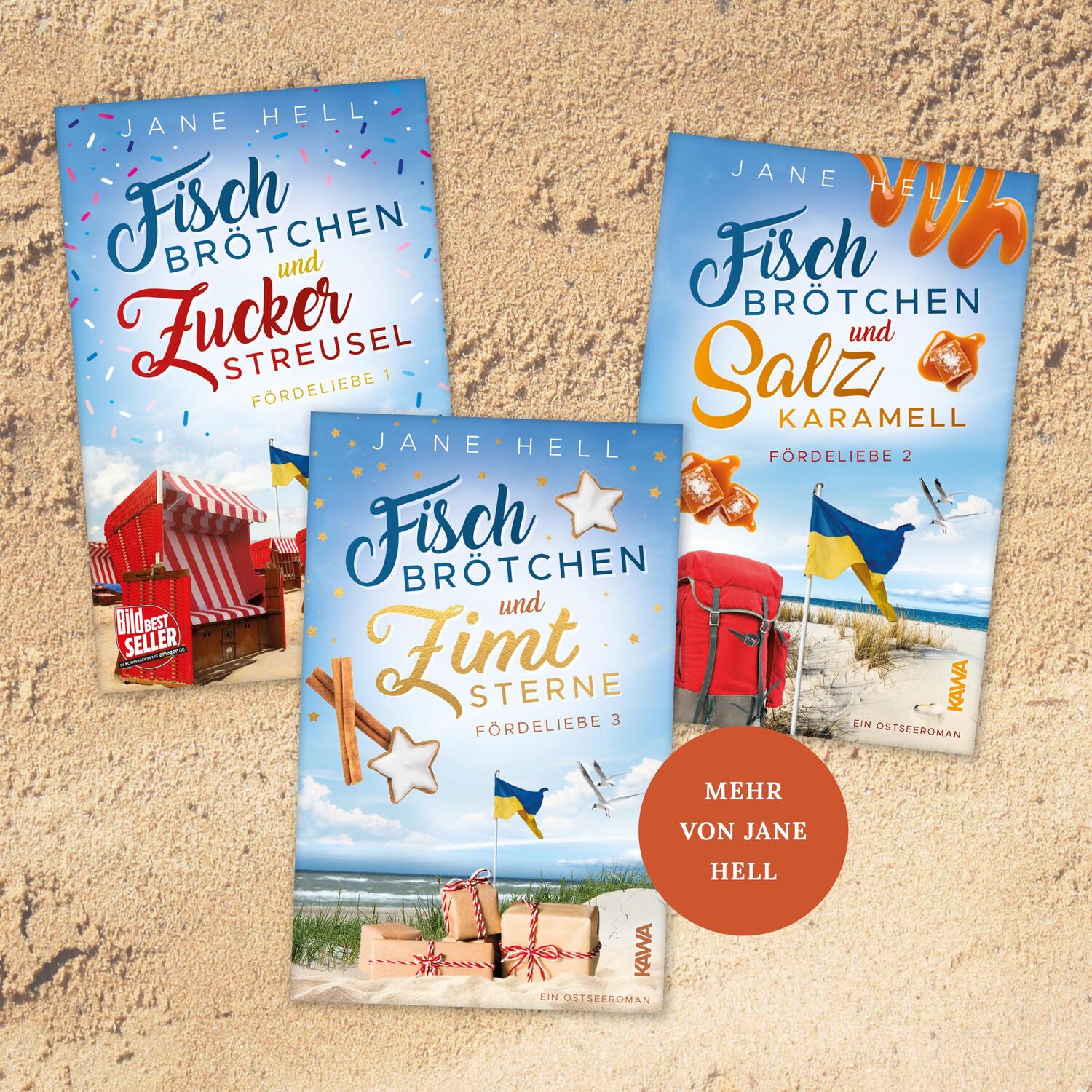 Bild: 9783986601096 | Fischbrötchen und Eiskaffee | Ein Ostseeroman Fördeliebe 6 | Jane Hell