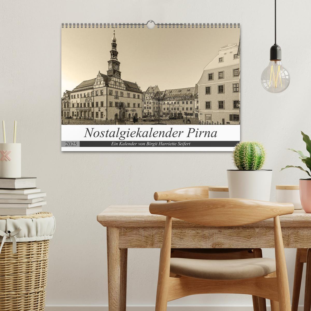 Bild: 9783435244423 | Nostalgiekalender Pirna (Wandkalender 2025 DIN A3 quer), CALVENDO...