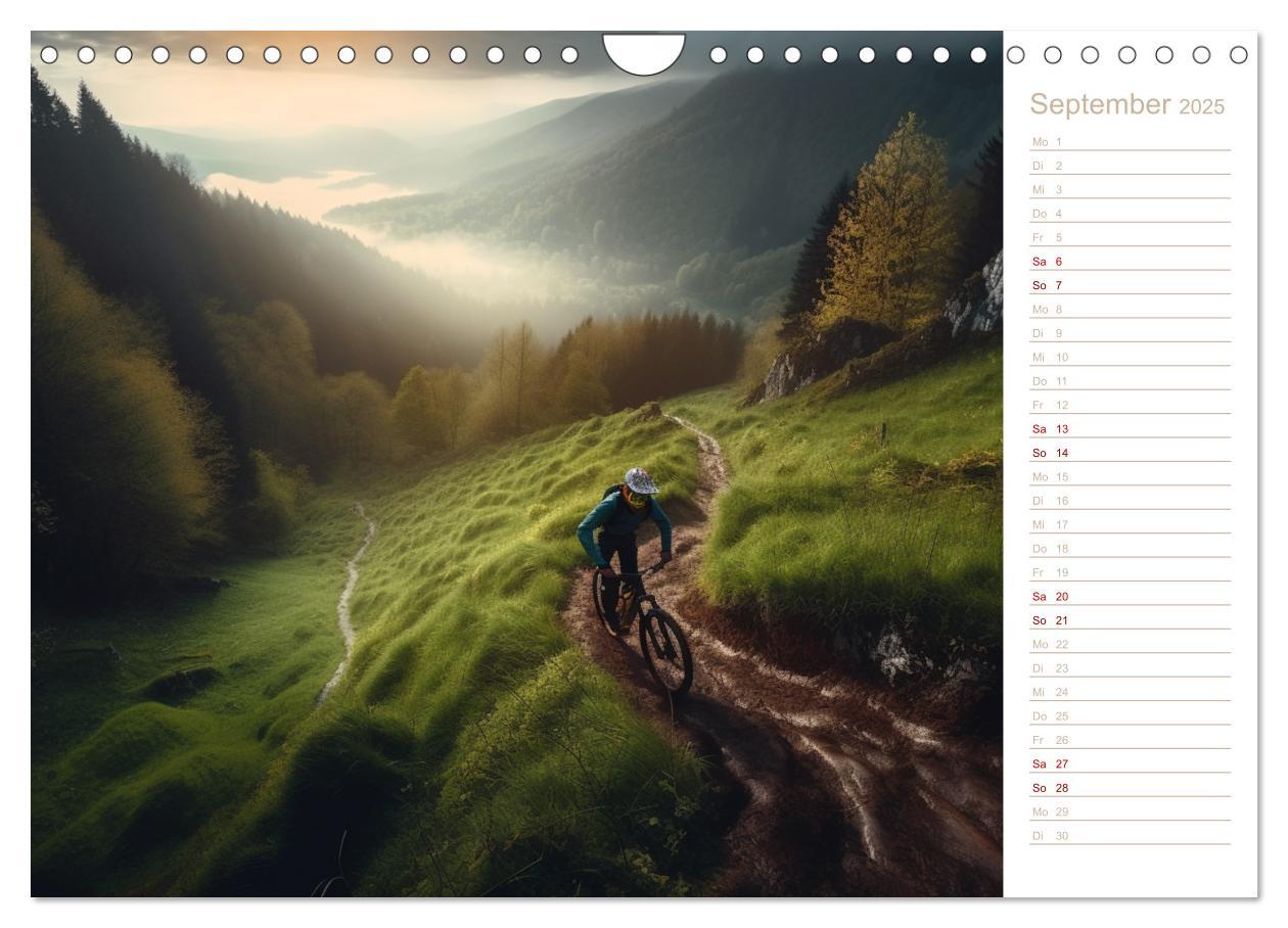 Bild: 9783383910067 | Mit dem Mountainbike durch die Welt (Wandkalender 2025 DIN A4...