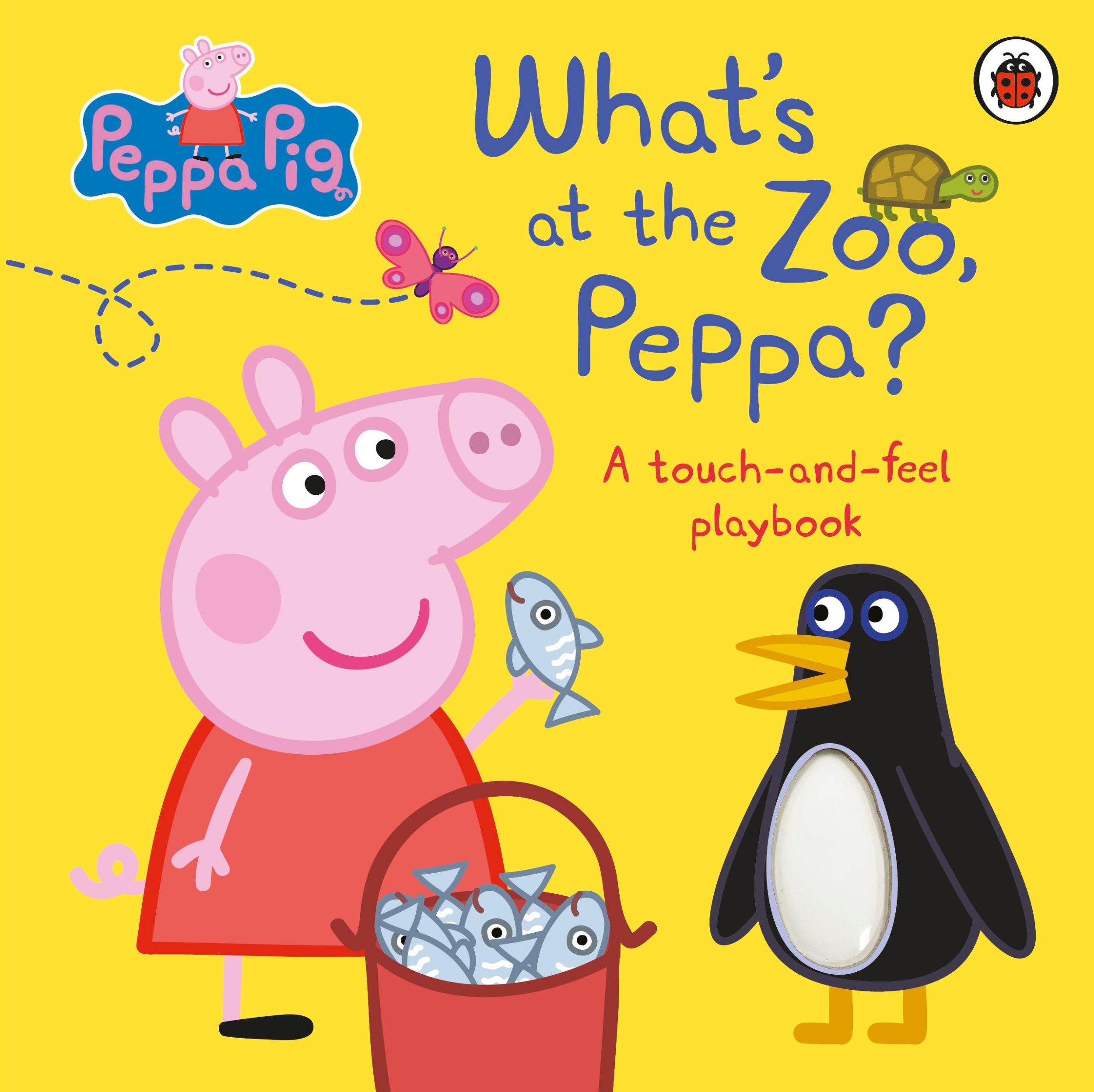 Cover: 9780241631058 | Peppa Pig: What's At The Zoo, Peppa? | A Touch-and-Feel Playbook | Pig