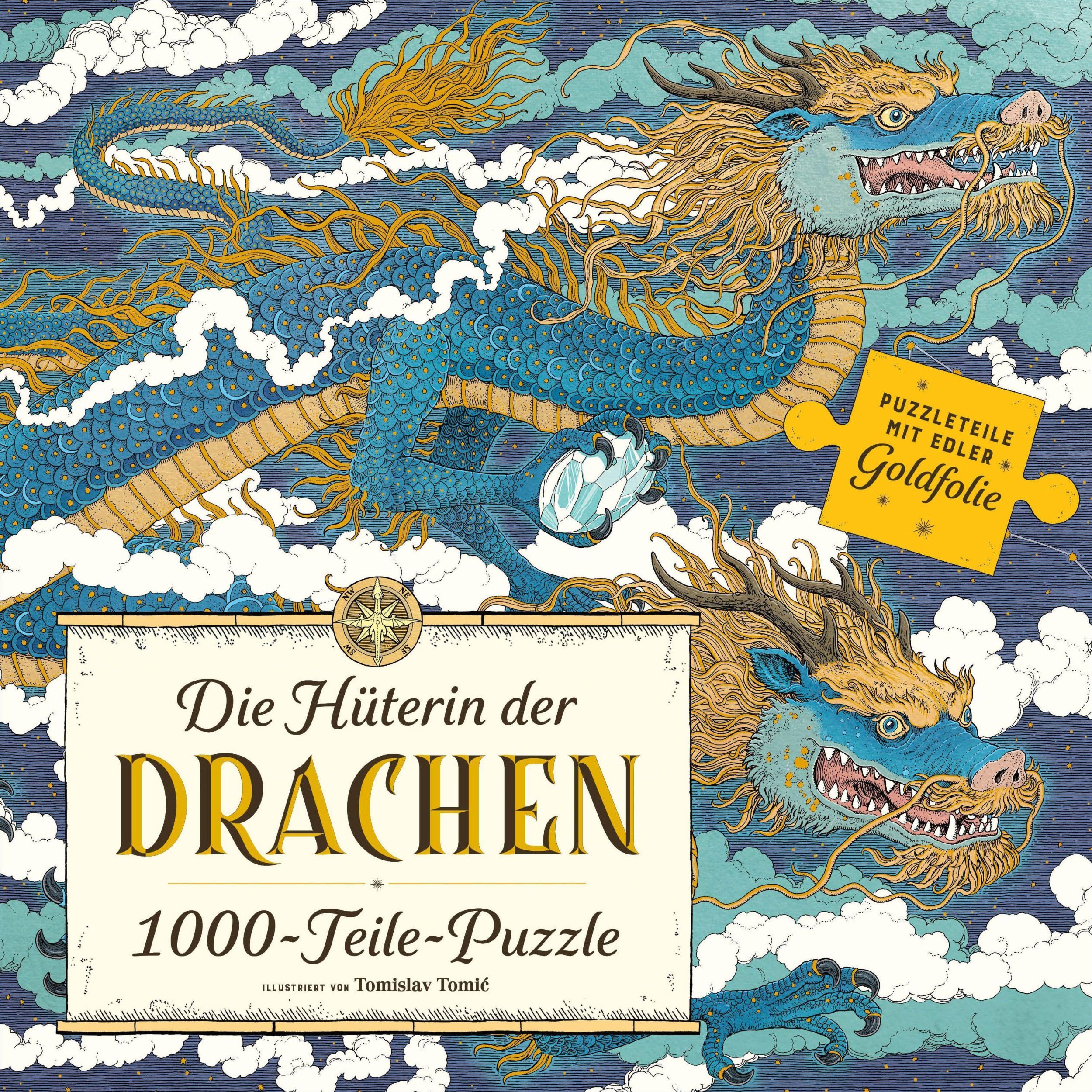 Cover: 4250938900040 | Die Hüterin der Drachen Puzzle | Tomislav Tomic | Mehrteiliges Produkt