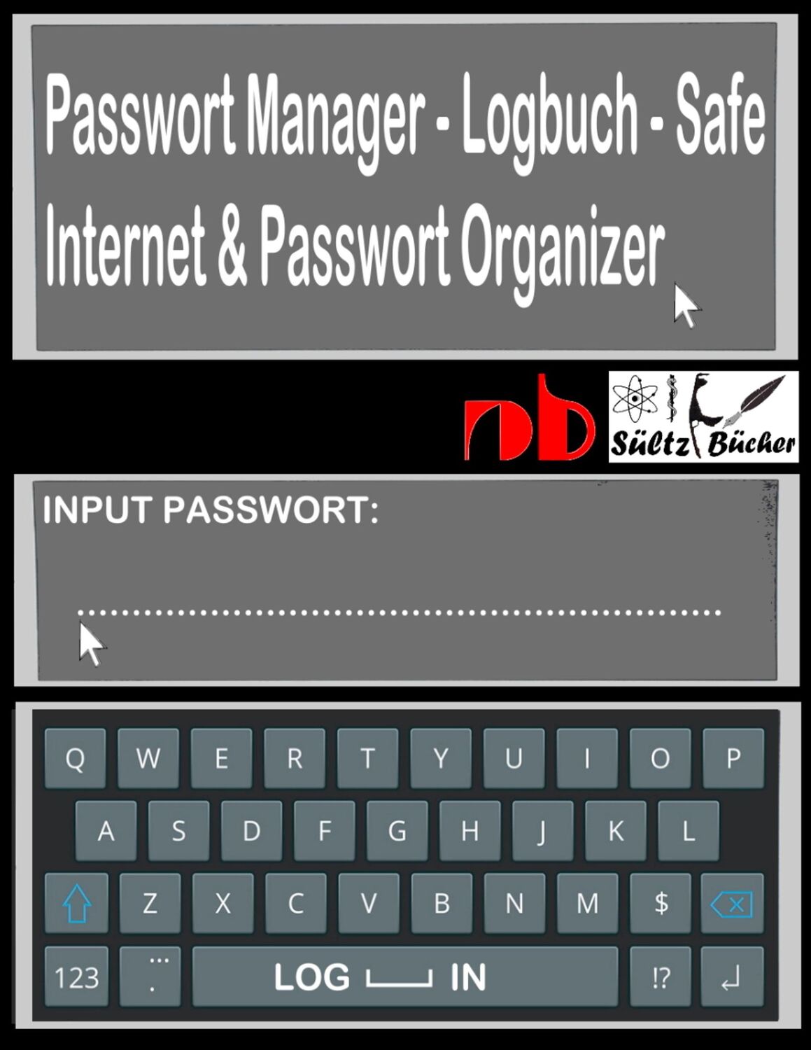 Cover: 9783748175469 | Passwort Manager - Logbuch - Safe - Internet &amp; Passwort Organizer