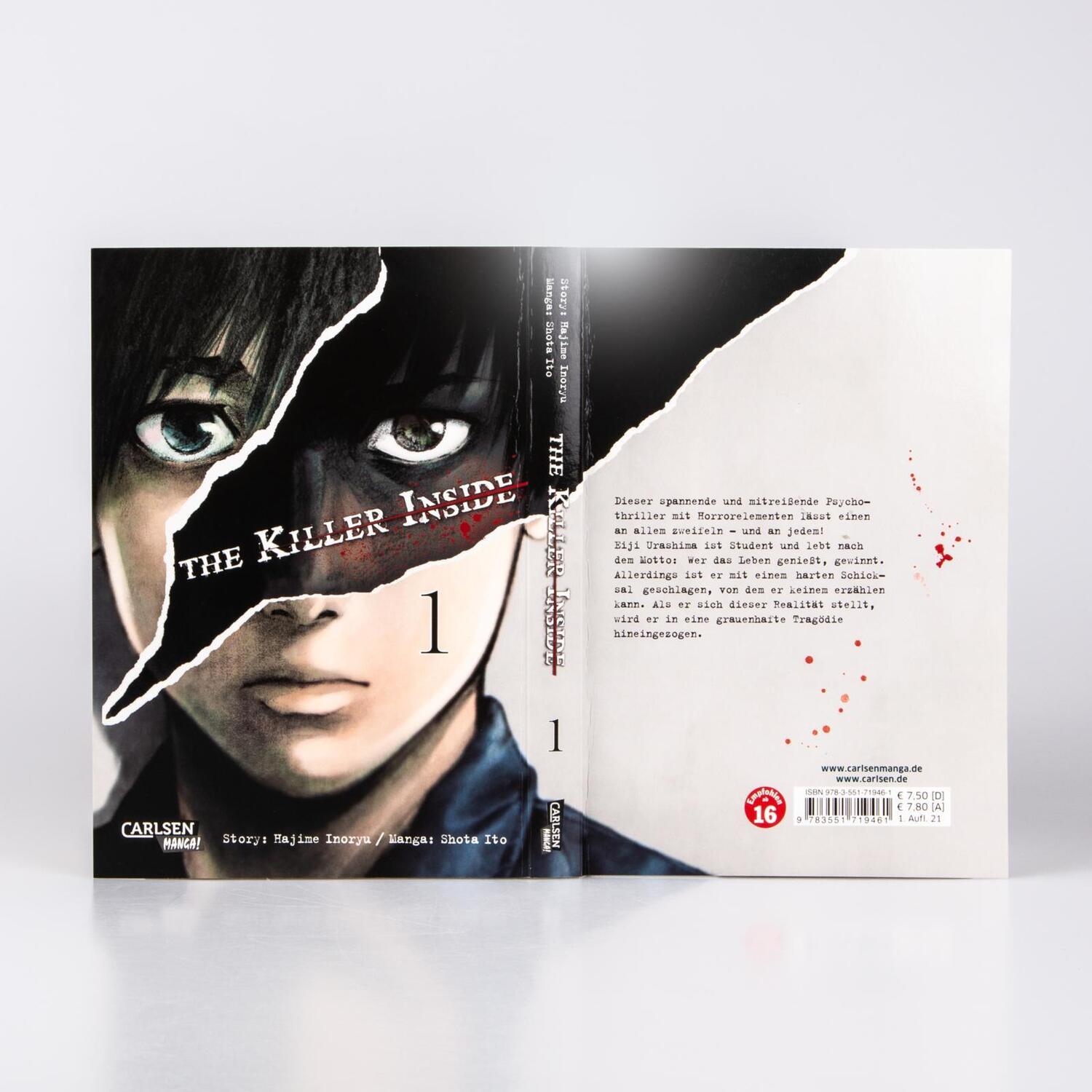 Bild: 9783551719461 | The Killer Inside 1 | Ein mörderischer Mystery-Thriller | Taschenbuch