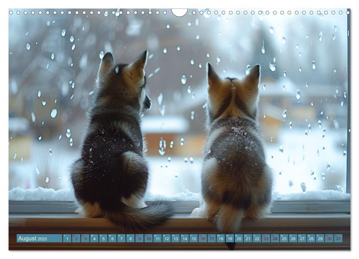 Bild: 9783383831263 | Schlittenhund Träume (Wandkalender 2025 DIN A3 quer), CALVENDO...