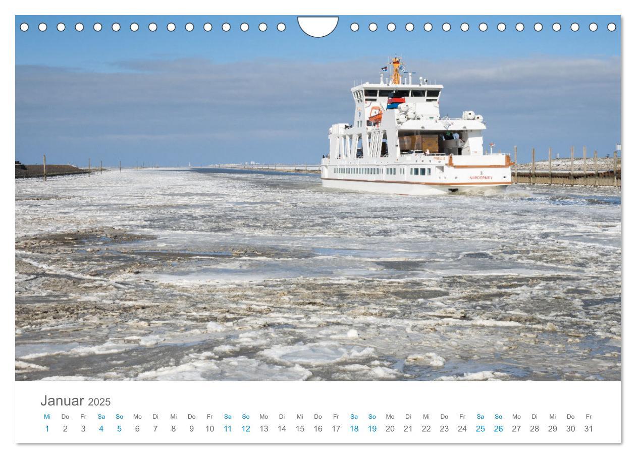 Bild: 9783435071913 | Moin Norden-Norddeich (Wandkalender 2025 DIN A4 quer), CALVENDO...