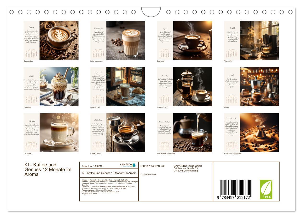 Bild: 9783457212172 | KI - Kaffee und Genuss 12 Monate im Aroma (Wandkalender 2025 DIN A4...