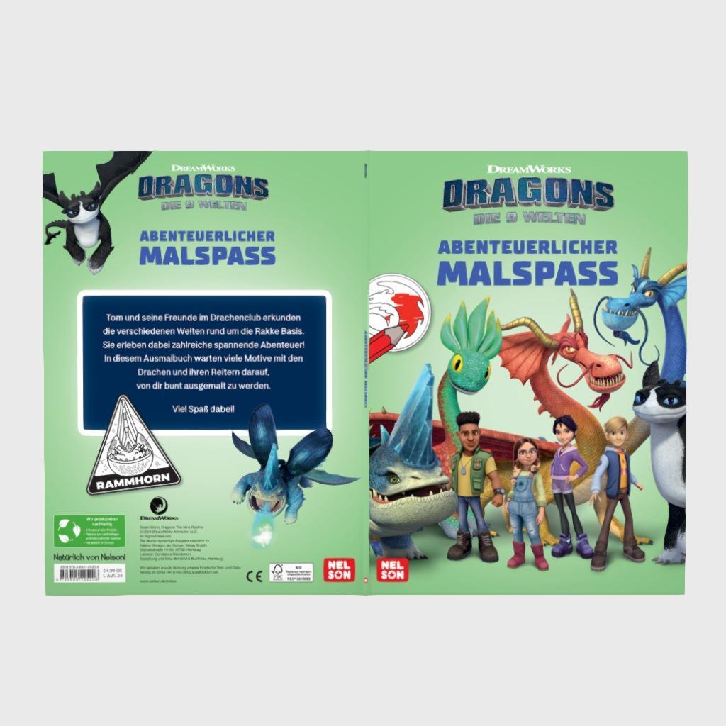 Bild: 9783845125206 | Dragons - Die neun Welten: Abenteuerlicher Malspaß | Taschenbuch