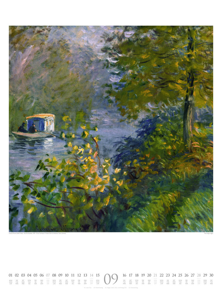 Bild: 9783838425696 | Claude Monet - Wasser und Licht Kalender 2025 | Claude Monet (u. a.)