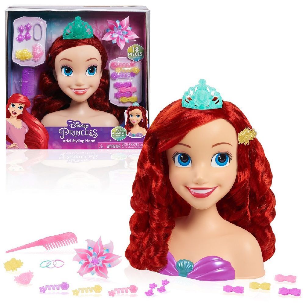 Bild: 886144876165 | Disney Princess Basic Ariel Styling Head | Stück | In Kartonage