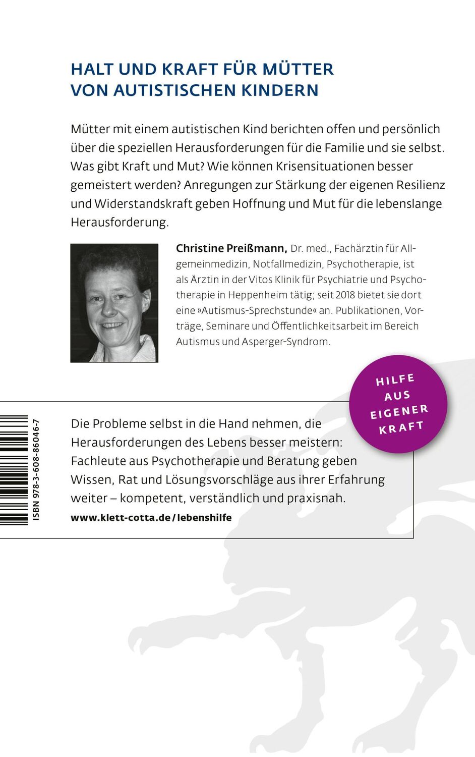 Rückseite: 9783608860467 | Gut leben mit einem autistischen Kind | Das Resilienz-Buch für Mütter