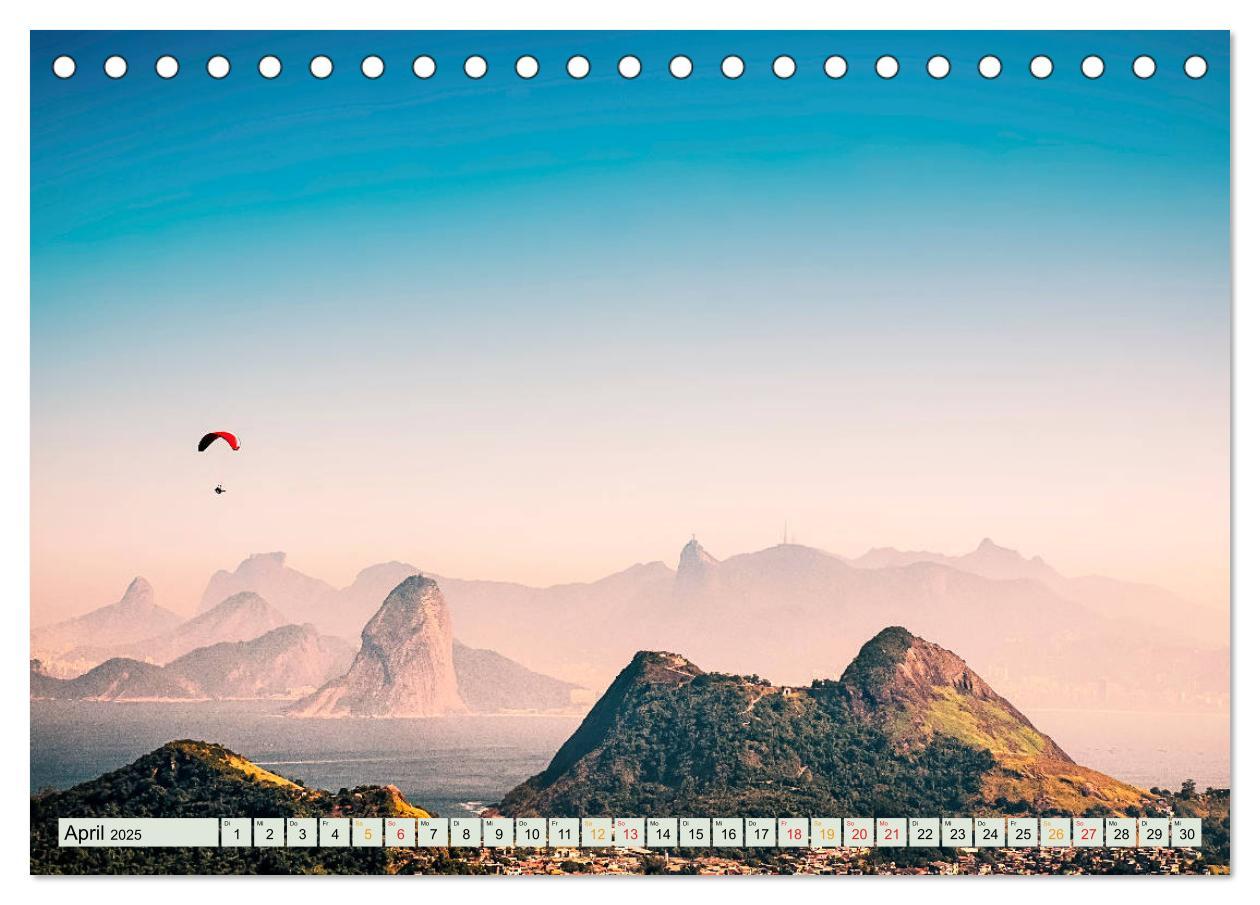 Bild: 9783435240760 | Paragliding - Mut zum Abenteuer (Tischkalender 2025 DIN A5 quer),...