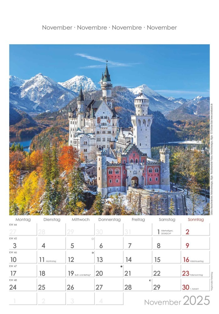 Bild: 4251732341190 | Alpha Edition - Bayern 2025 Bildkalender, 23,7x34cm, Wandkalender...