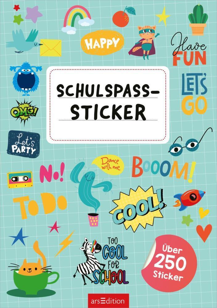 Bild: 4014489133339 | Schulspaßsticker | Über 250 Sticker | Stück | 16 S. | Deutsch | 2024