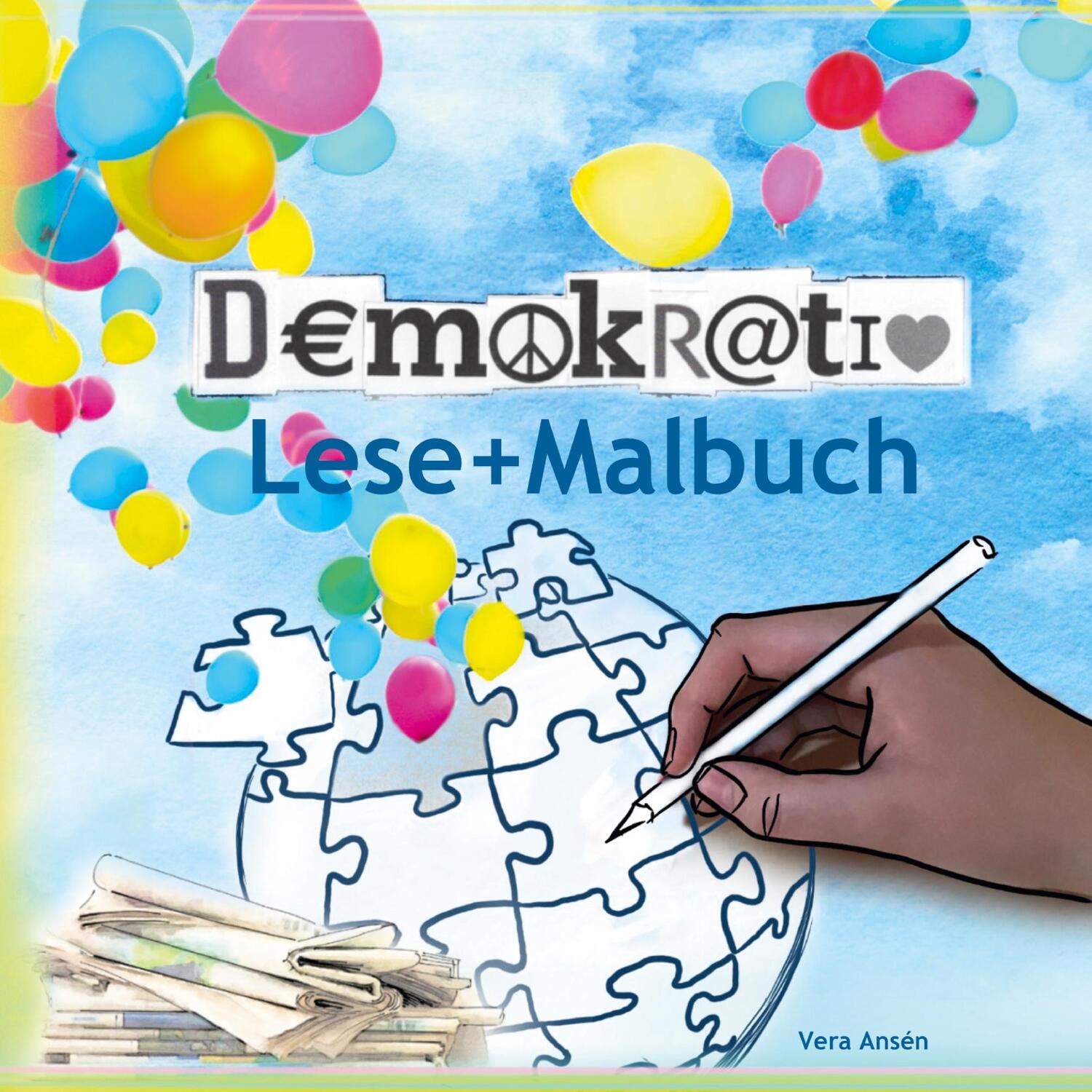 Cover: 9783759767905 | Demokratie Lese-Malbuch | ... ohne Stress zu MEHR Demokratie! | Ansén