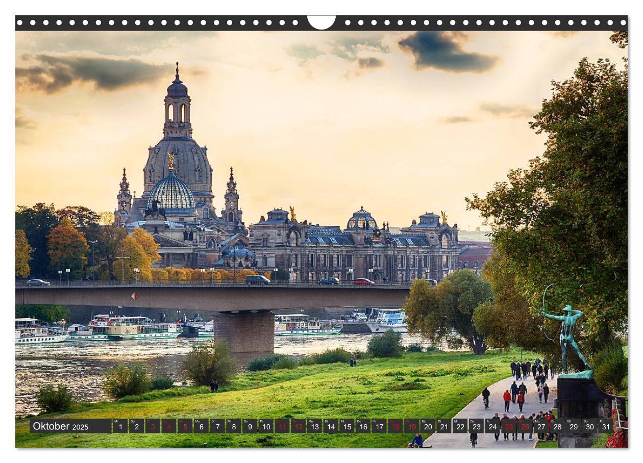 Bild: 9783435734559 | Dresden - Die Frauenkirche (Wandkalender 2025 DIN A3 quer),...