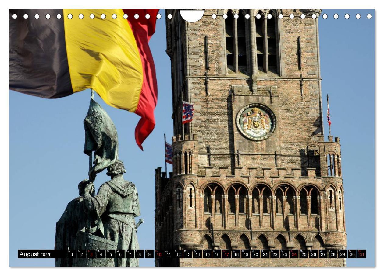 Bild: 9783435702510 | Brügge - Belgien (Wandkalender 2025 DIN A4 quer), CALVENDO...