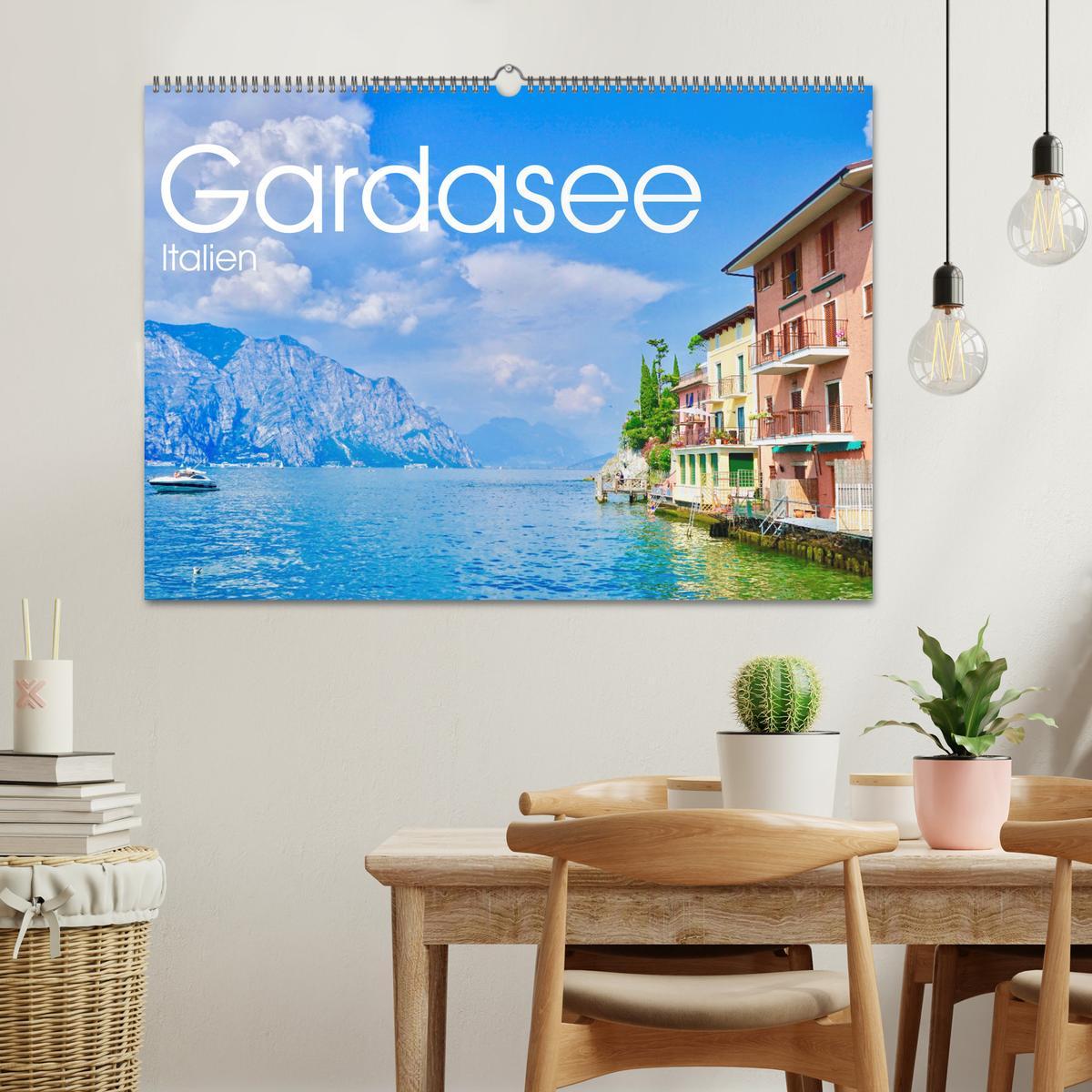 Bild: 9783435097272 | Gardasee, Italien (Wandkalender 2025 DIN A2 quer), CALVENDO...