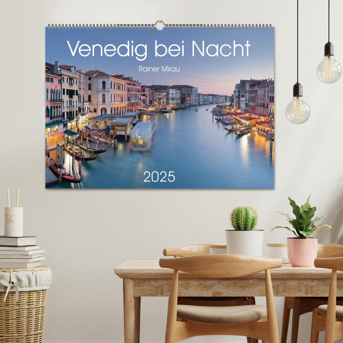 Bild: 9783435564934 | Venedig bei Nacht 2025 (Wandkalender 2025 DIN A2 quer), CALVENDO...