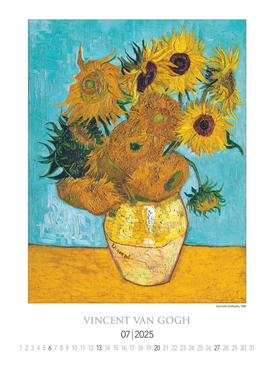 Bild: 4251732344023 | Vincent van Gogh 2025 - Bild-Kalender 42x56 cm - Kunst-Kalender -...