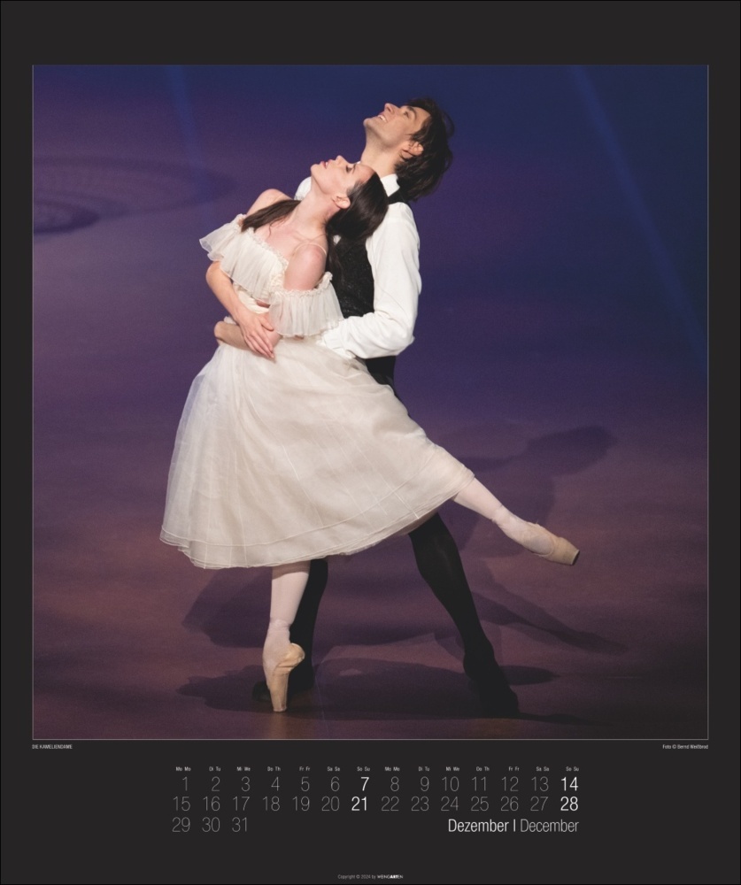 Bild: 9783839900109 | Stuttgarter Ballett Kalender 2025 | Tamas/Weißbrod, Bernd Detrich