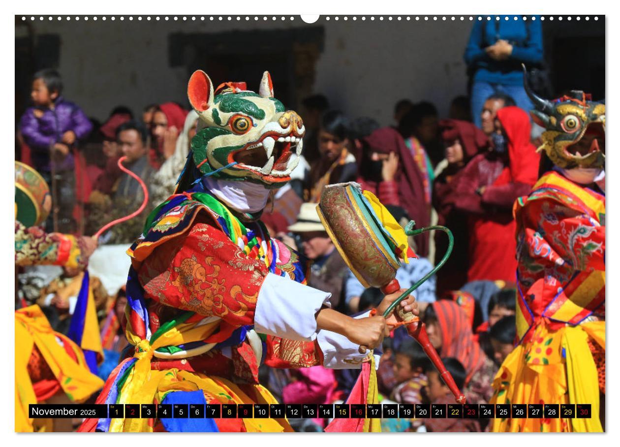 Bild: 9783435332120 | Königreich Bhutan - Juwel am Himalaya (Wandkalender 2025 DIN A2...