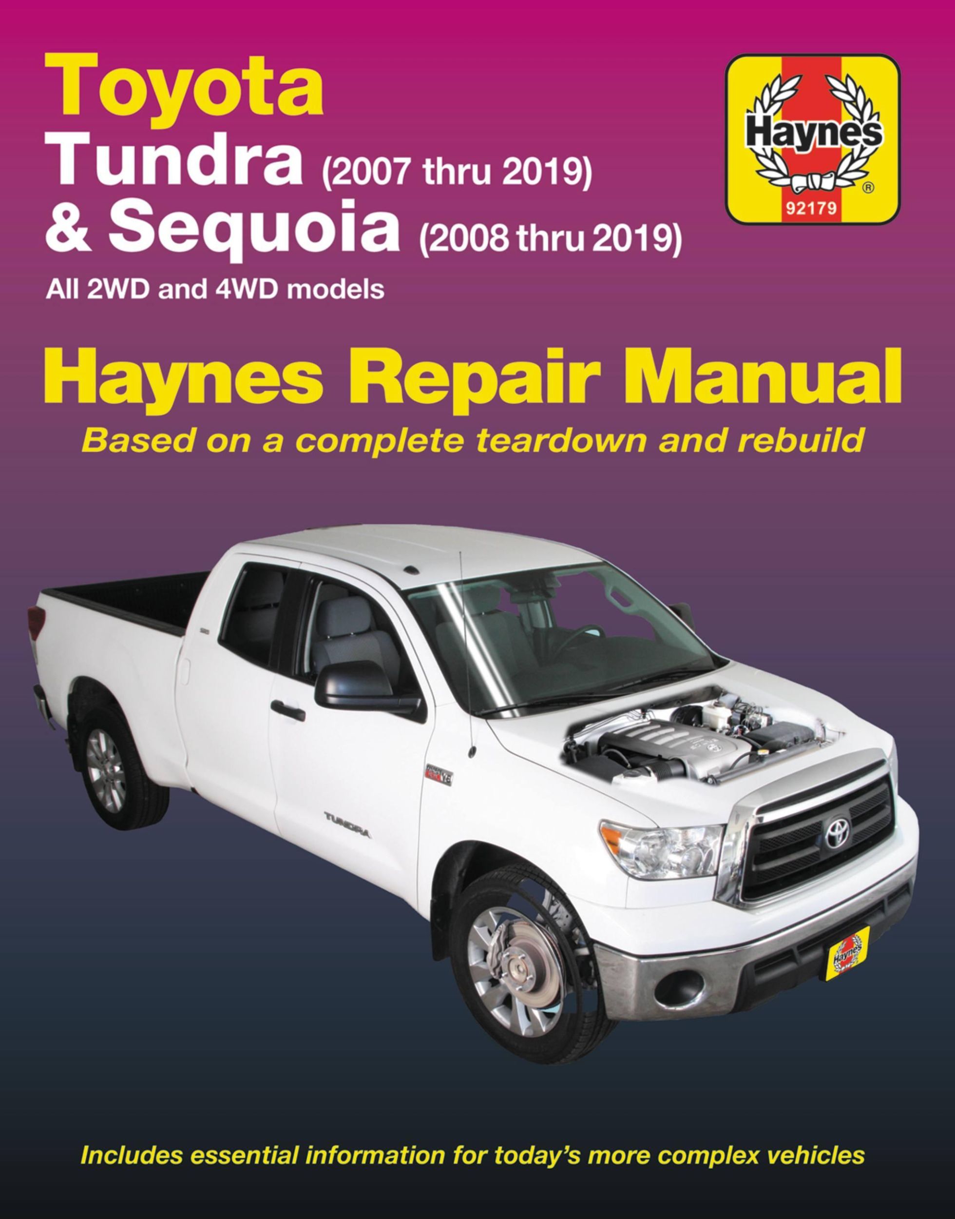 Cover: 9781620923672 | Toyota Tundra 2007-19 &amp; Sequoia 2008-19 | J H Haynes | Taschenbuch