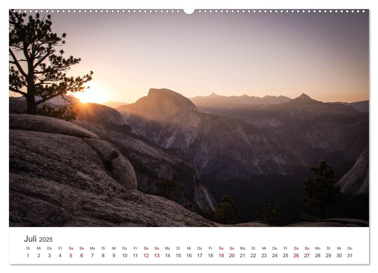 Bild: 9783435354337 | Yosemite - Nationalpark (Wandkalender 2025 DIN A2 quer), CALVENDO...