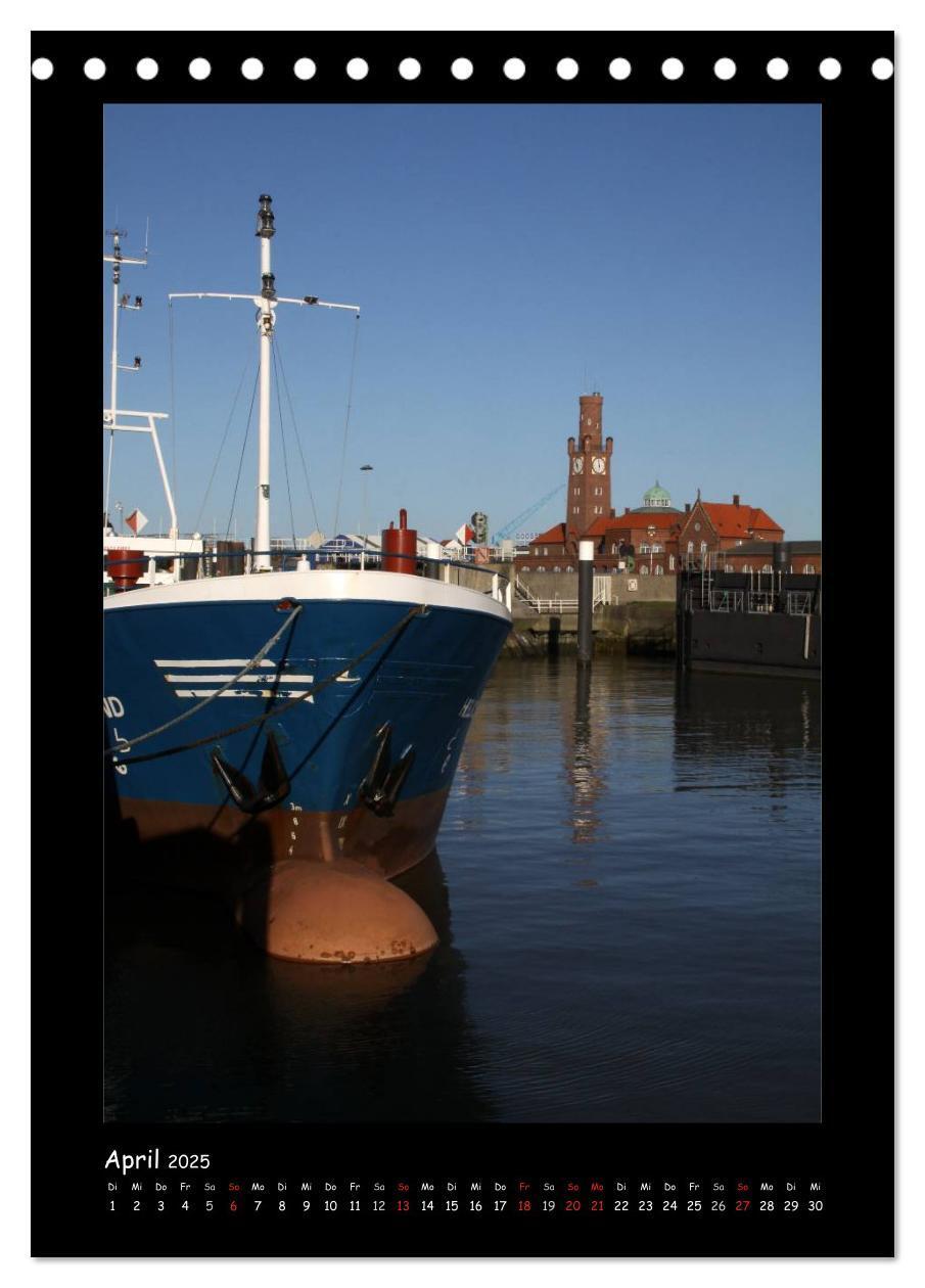 Bild: 9783457076330 | Cuxhaven (Tischkalender 2025 DIN A5 hoch), CALVENDO Monatskalender