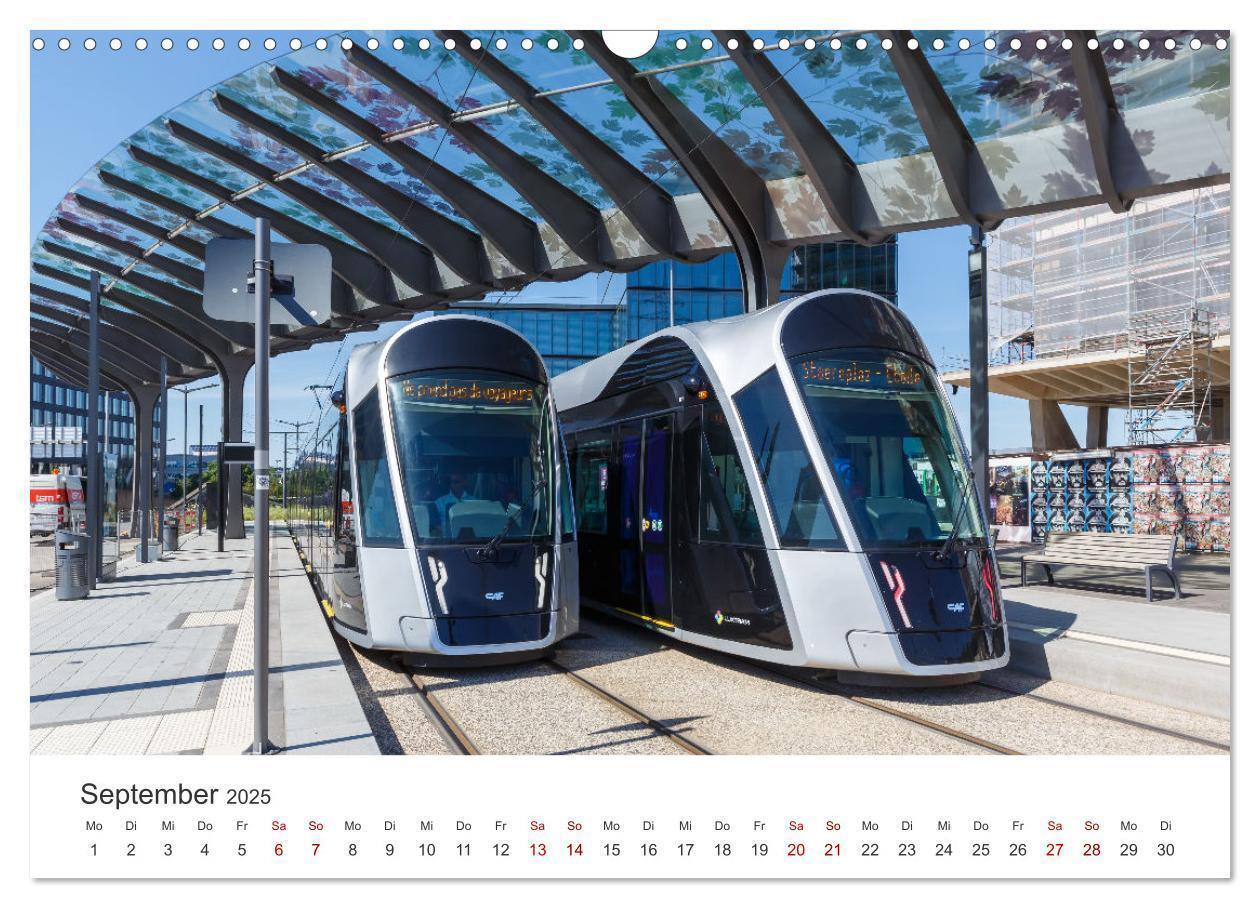 Bild: 9783435044580 | Trams und Straßenbahnen (Wandkalender 2025 DIN A3 quer), CALVENDO...