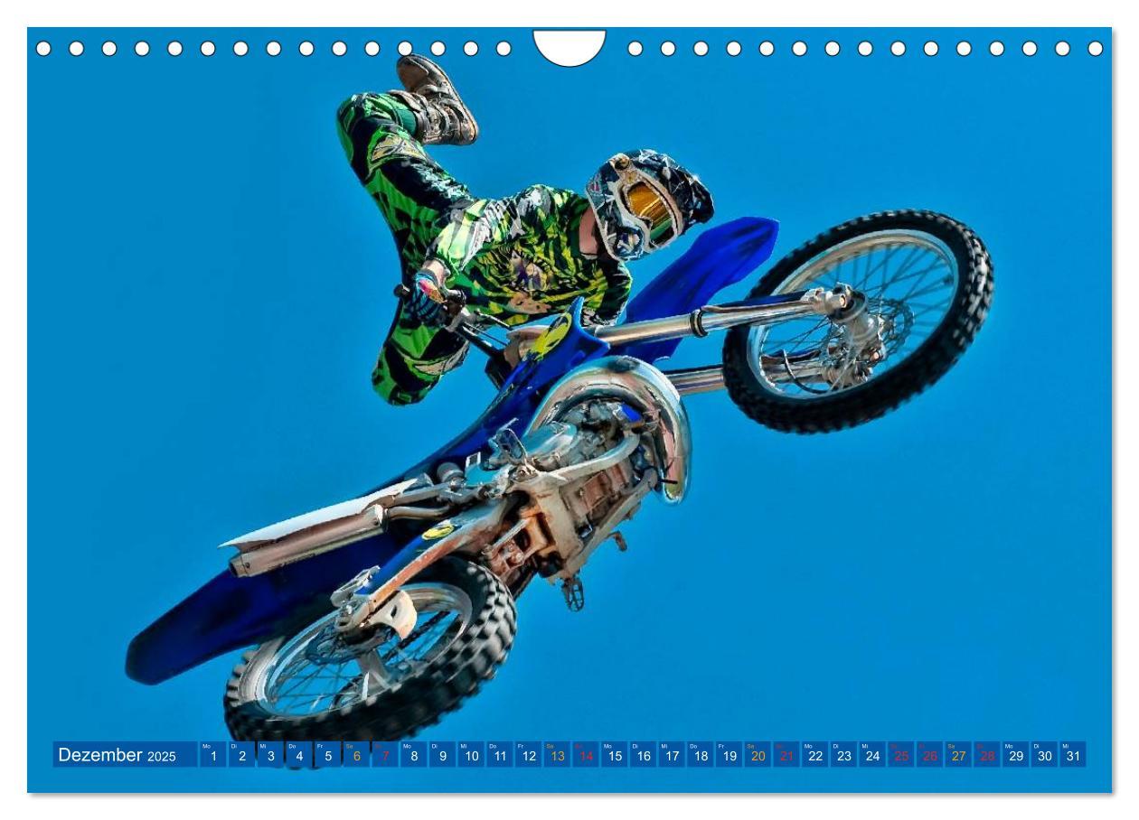 Bild: 9783435591473 | Motocross - mit vollem Risiko (Wandkalender 2025 DIN A4 quer),...