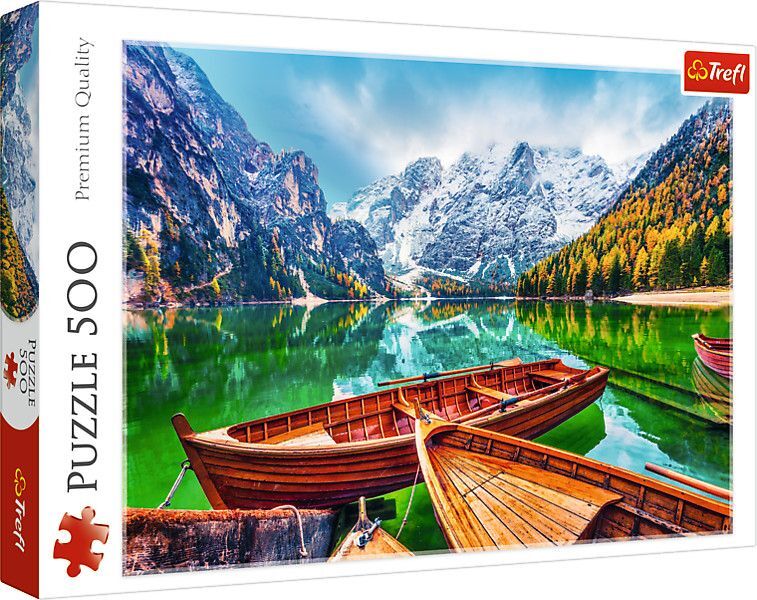 Cover: 5900511374865 | Puzzle 500 Pragser Wildsee,Italien | Spiel | Kartonage | 37486 | 2024