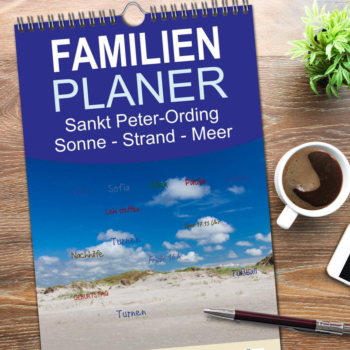 Bild: 9783457114636 | Familienplaner 2025 - Sankt Peter-Ording. Sonne - Strand - Meer mit...