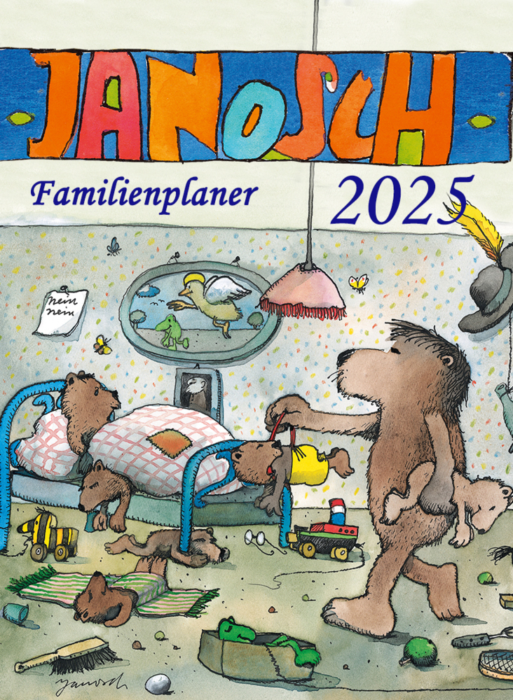 Cover: 9783958780552 | Janosch Familienplaner 2025 | Janosch | Kalender | Spiralbindung