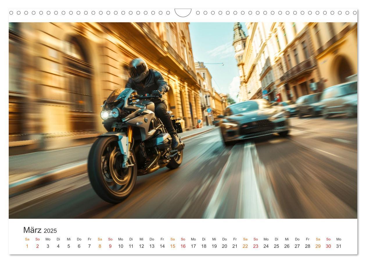 Bild: 9783383817120 | Motorrad tolle Momente (Wandkalender 2025 DIN A3 quer), CALVENDO...