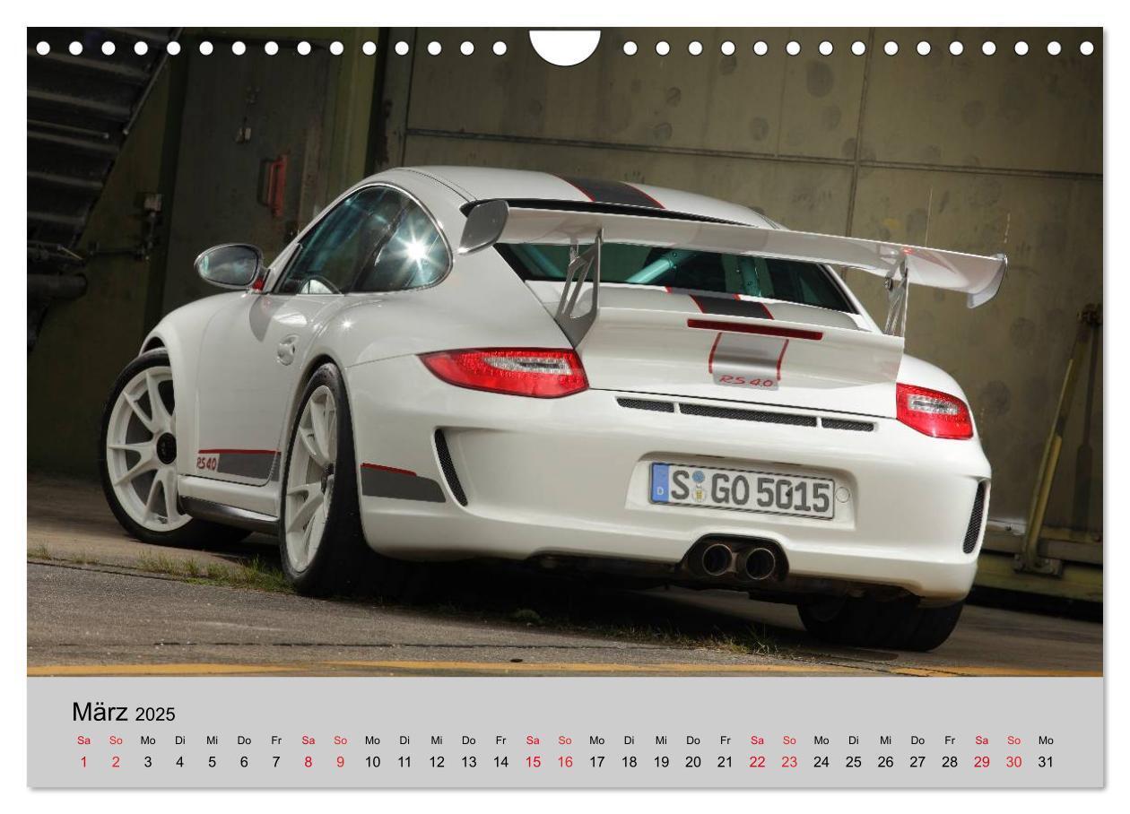 Bild: 9783435706969 | Porsche GT3RS 4,0 (Wandkalender 2025 DIN A4 quer), CALVENDO...