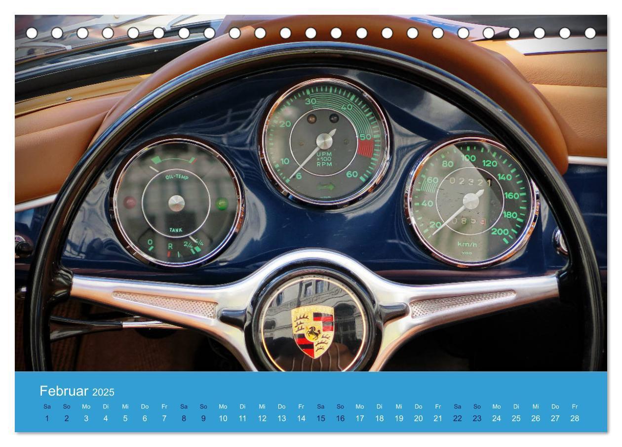 Bild: 9783435133451 | Porsche Classics (Tischkalender 2025 DIN A5 quer), CALVENDO...