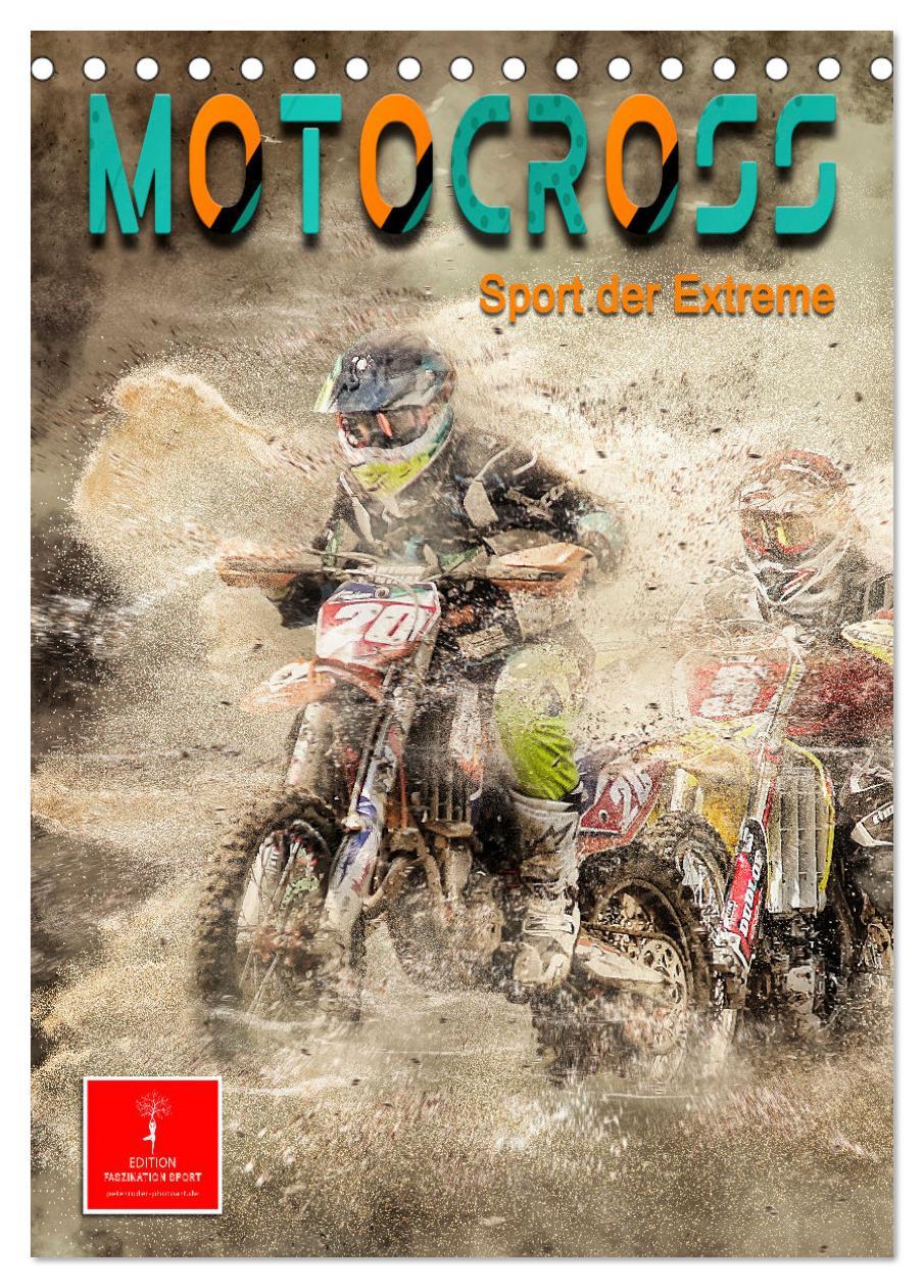 Cover: 9783435890385 | Motocross - Sport der Extreme (Tischkalender 2025 DIN A5 hoch),...