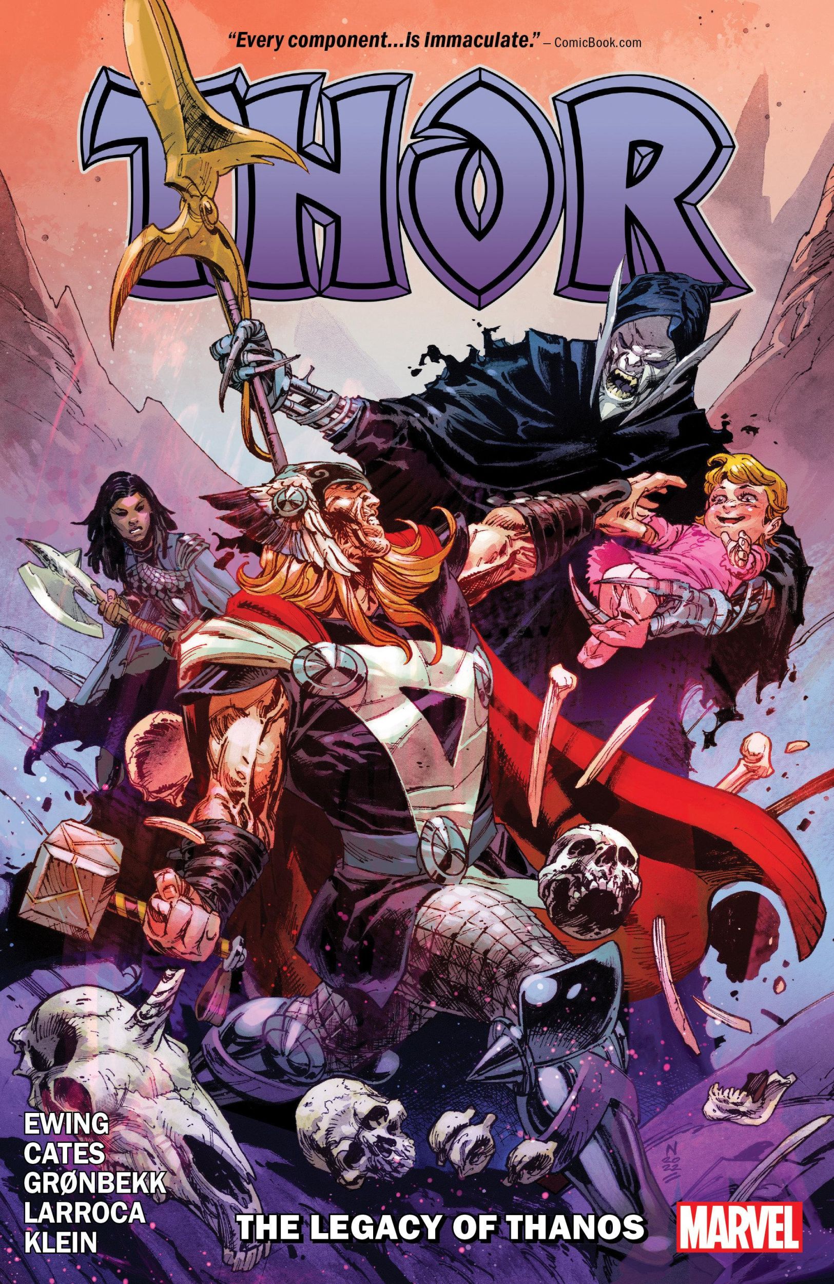 Cover: 9781302932756 | Thor by Donny Cates Vol. 5: The Legacy of Thanos | Donny Cates | Buch