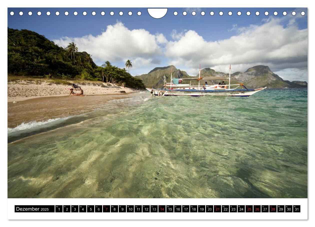 Bild: 9783435831470 | Palawan (Wandkalender 2025 DIN A4 quer), CALVENDO Monatskalender